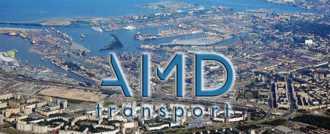 Транспортная компания АМД Транспорт осуществляет все виды экспедиторских операций с любыми грузами в «Большом порту Санкт-Петербург»